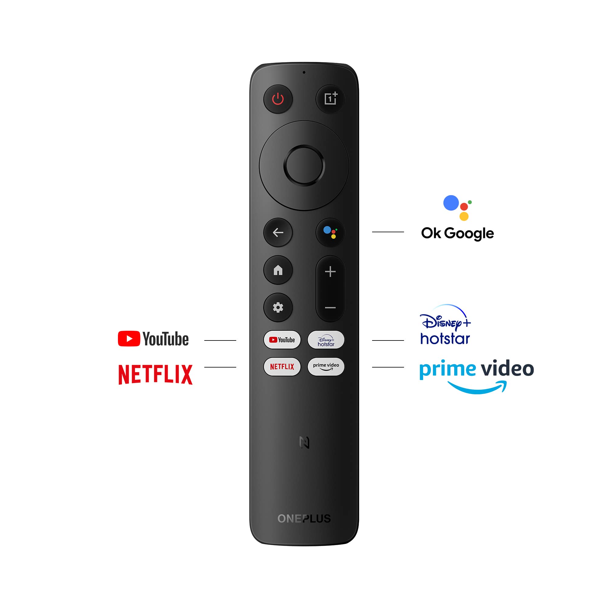 OnePlus 138.7 cm (55 inches) U Series 4K LED Smart Android TV 55U1S (Black)